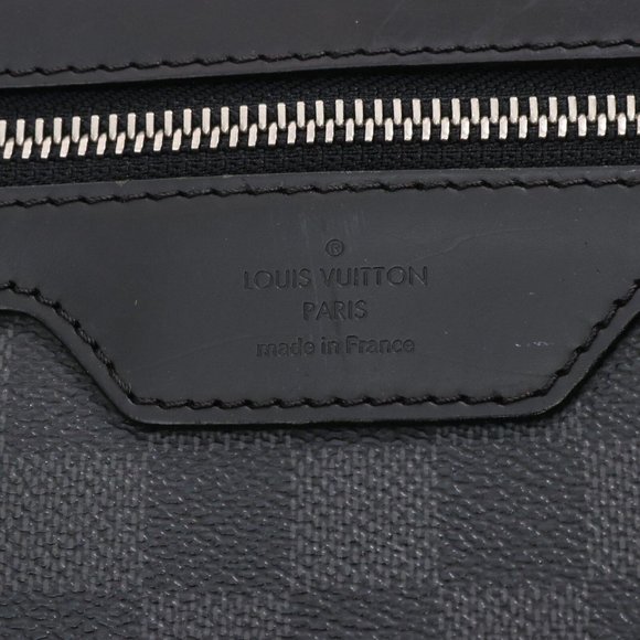 Mick MM Damier Graphite Leather Shoulder Bag - Picture 4 of 7